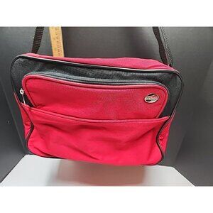 American tourister carry on luggage, 15x9.5, Adjustable Strap, Red